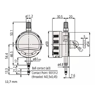 543 - comparateur absolute digimatic id-c
