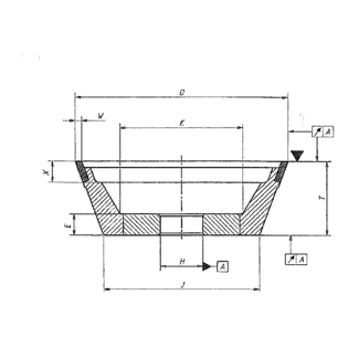 Meules CBN et diamantées 11V9
