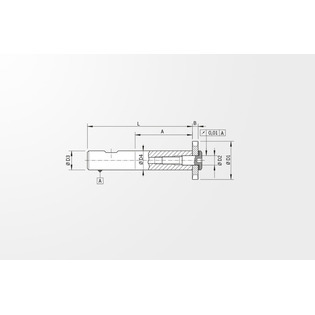 Porte-fraises scie avec queue weldon