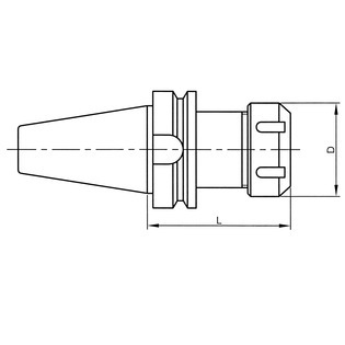 Mandrins à pince BT-HP pour pinces ER