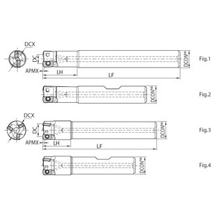 Mfh micro - fraise à queue cylindrique