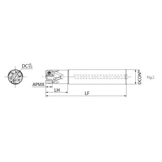 Ma90 - fraise à queue cylindique 
