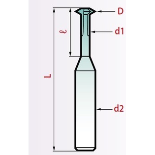 845-mh fraise à fileter, "hard'x"
