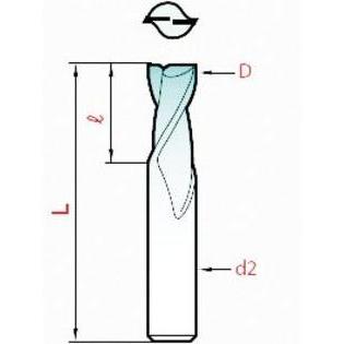8500 - micro fraise, 30°, série normale