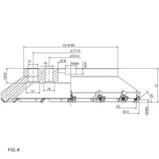 Mb45 - fraise à alésage lisse