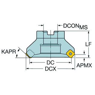 Fraise à alésage lisse 245