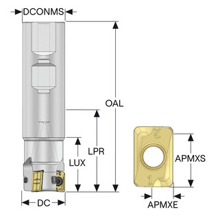 Fraise à queue cylindrique r217.64-zo11