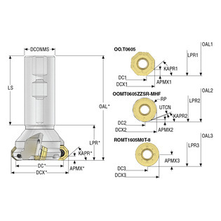 Fraise à queue cylindrique r217.43-06