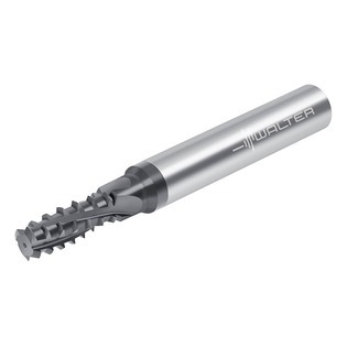Fraise à Fileter Métrique M4 à 3 Dents En Acier Tungstène - 60° - Pour Filetage Fin Et Précis