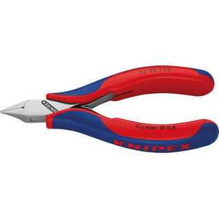 5338 - Pince coupante diagonale avec petite facette, mini-tête pointue