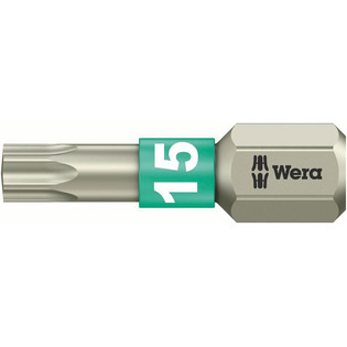 6444 - embout 1/4" torx femelle, acier inoxydable avec zone de torsion