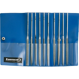 6665 - Jeu de limes aiguilles diamantées,10 pièces