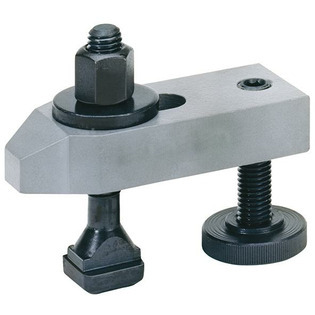 3924 - Bride de serrage, biseauté, avec vis d'appui réglable