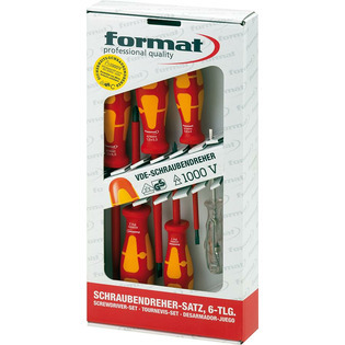 6354 - Jeu de tournevis VDE, plats/PH 0,1