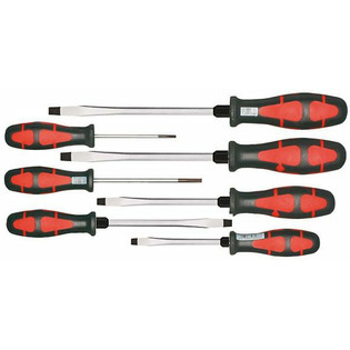 6354 - Jeu de tournevis plats, 7 pièces