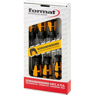 6354 - Jeu de tournevis avec tête à frapper, 6 pièces