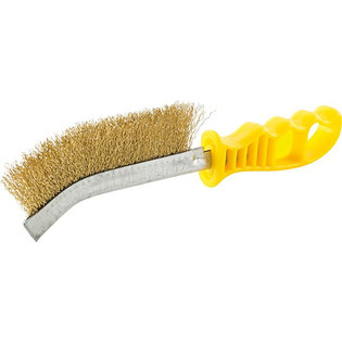 7012 - Brosse à manche universel, fil laiton, ondulé