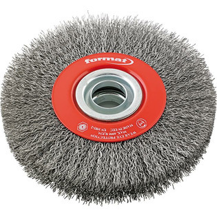 7016 - Brosse circulaire, ondulé, fil d'acier