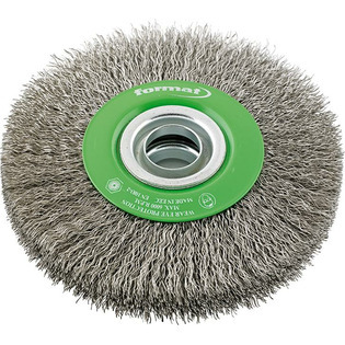 7018 - Brosse circulaire, ondulé, fil d'acier inoxydable