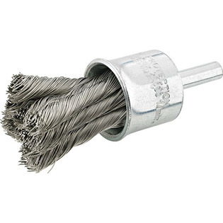 7047 - Brosse pinceau torsadée, Fil d'acier inoxydable