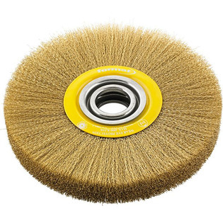 7053 - Brosse circulaire, ondulé, fil laiton