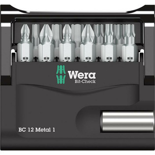 6482 - Jeu d'embouts tenaces PH/PZ, six pans creux, empreinte TORX® femelle, 12 pièces