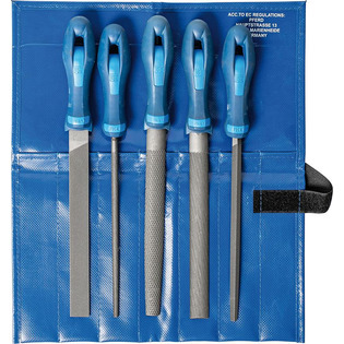 6568 - Jeu de 5 limes d'atelier 200 mm