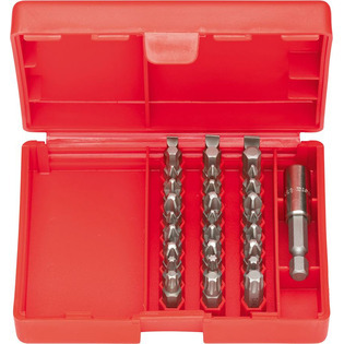 6480 - Jeu d'embouts tenaces, fente, cruciforme, six pans creux, TORX® femelle