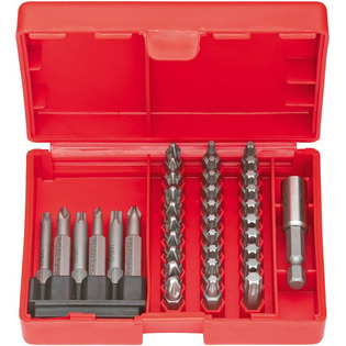 6480 - Jeu d'embouts tenaces PH/PZ, TORX® femelle, 25/50 mm de longueur