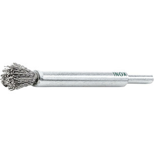 7092 - brosse pinceau ondulée, fil d'acier inoxydable