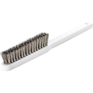 7942 - Brosse fine avec manche plastique, V2A, ondulé