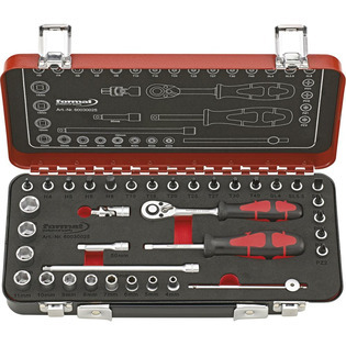 6003 - Coffret de douilles 6 pans 1/4