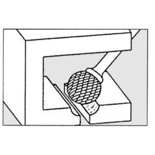 2530 - fraises sphériques kud