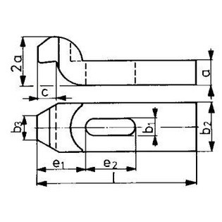 3392 - bride de serrage, contrecoudée
