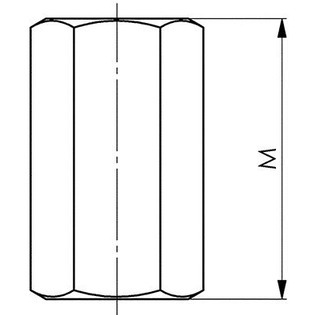 3908 - écrou allongé