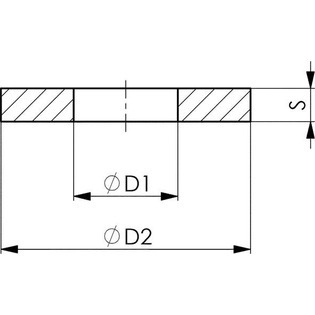 3909 - rondelle plate
