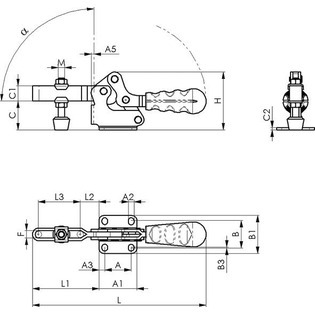 3895 - sauterelle tirée