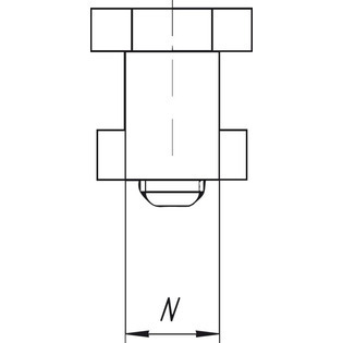 3917 - crampon de serrage pour rainures en t