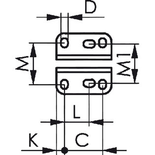 3936 - sauterelle poussée avec embase horizontale