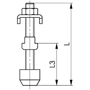 3946 - vis de placage pour bras en u