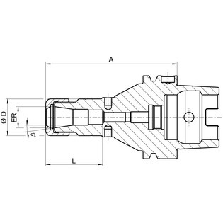 Mandrin à pinces haute précision type er