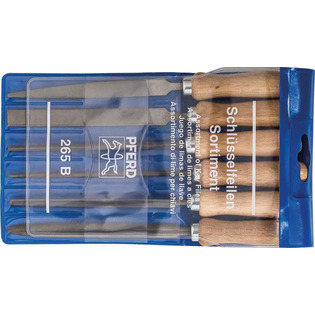 6582 - Jeu de limes à clé 100 mm, dans un sac en plastique