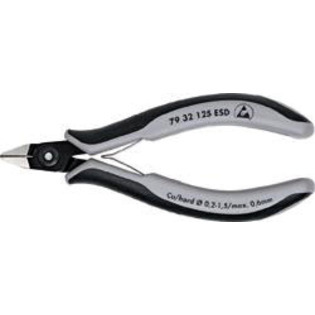 5364 - Pince coupante diagonale ESD à petite facette, tête pointue