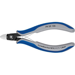 5363 - Pince coupante diagonale haute précision à petite facette, mini tête sans facette, tête ronde