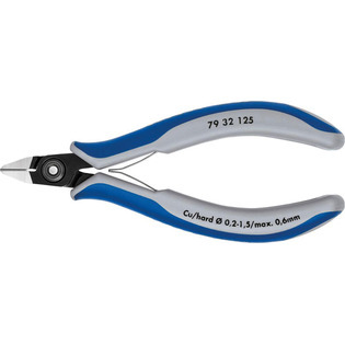 5363 - Pince coupante diagonale haute précision à petite facette, mini tête à petite facette, tête pointue